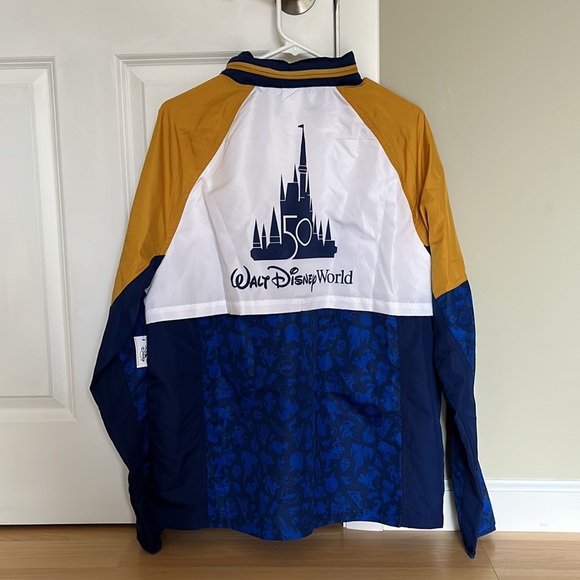 Walt Disney World 50th Anniversary Castle Windbreaker Jacket - Picture 3 of 12